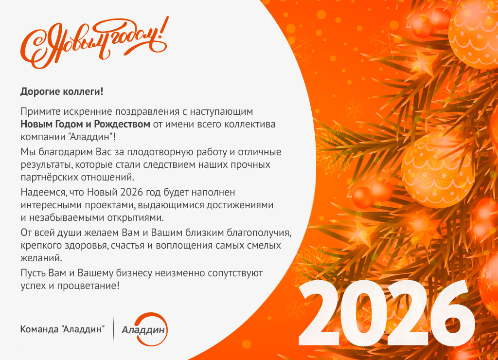 С наступающими Новым 2026 годом и Рождеством!
